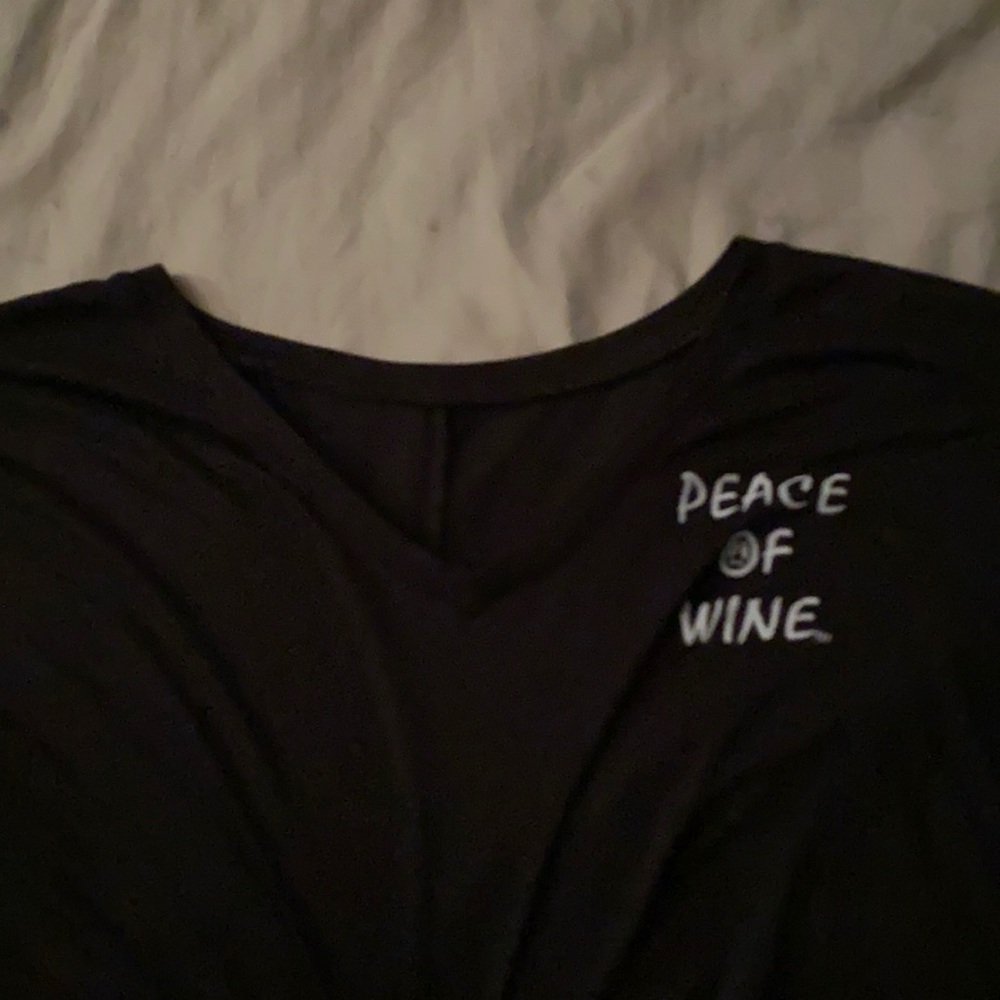 Peace of Wine crop top